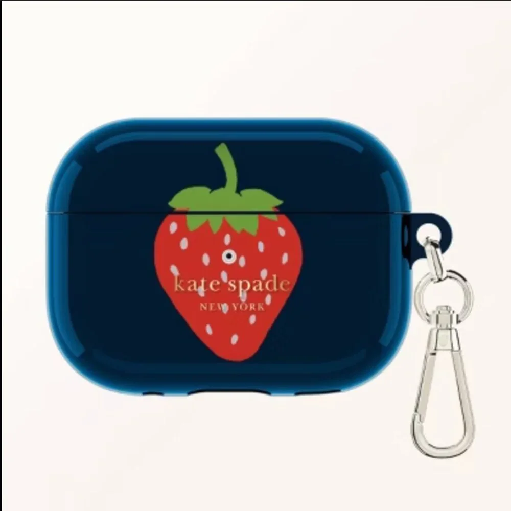 NWT Kate Spade New York Airpods Case PRO 1 & 2 Strawberry